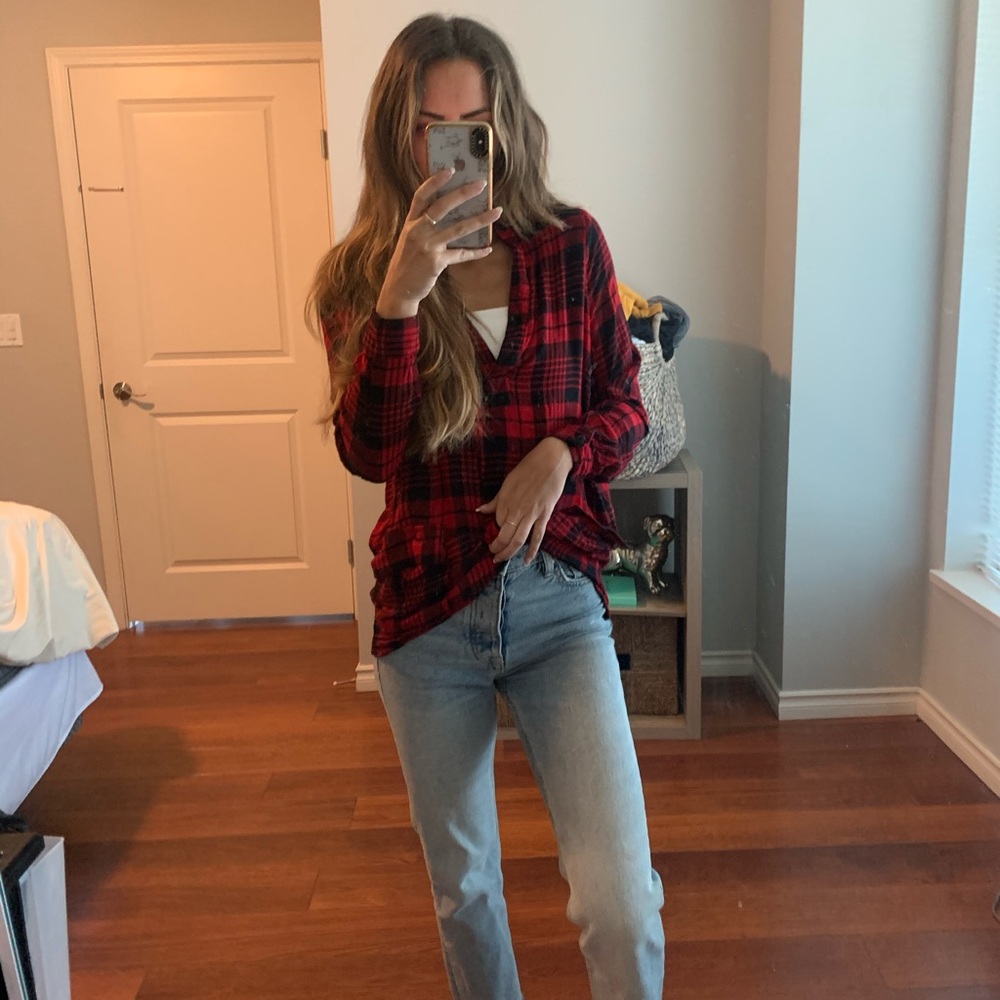 Small Topshop Flannel Dress